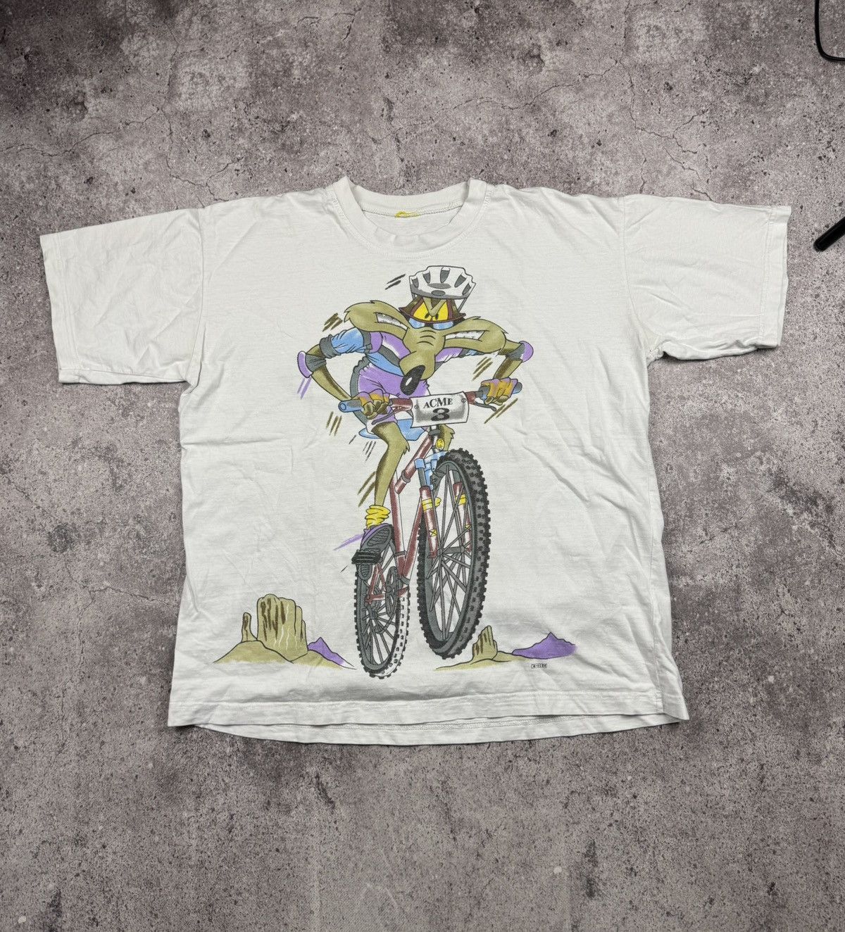 Cartoon Network Vintage 00’s Coyote Double Side Big Print T-Shirt Cartoon Size US M / EU 48-50 / 2 - 4 Thumbnail