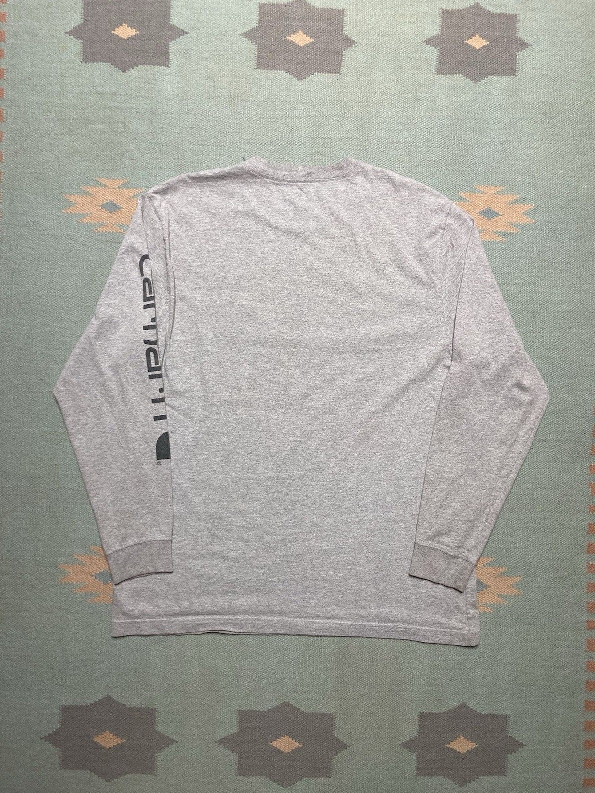Carhartt × Vintage Carhartt t shirt logo spell out workwear cotton men’s large Size US L / EU 52-54 / 3 - 4 Thumbnail