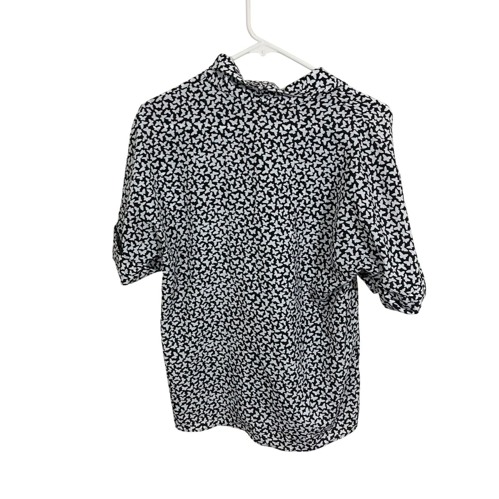 Michael Kors Michael Kors Blouse Butterfly Novelty Print Casual S Size S / US 4 / IT 40 - 5 Thumbnail