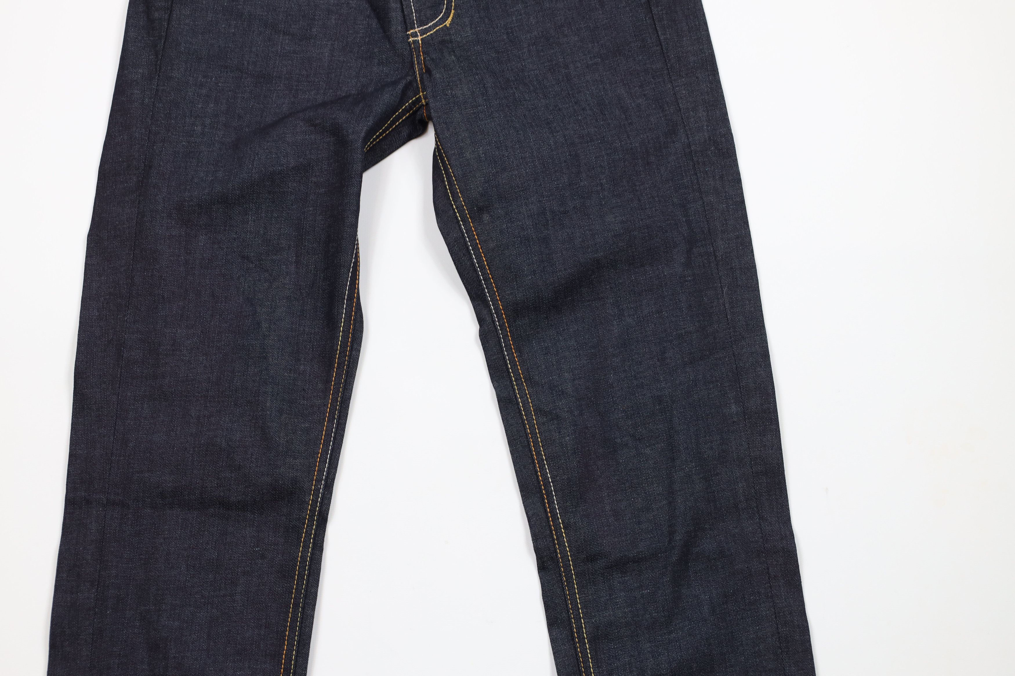 Vintage Motor City Denim Co Joe Faris Skinny Leg Jeans Indigo USA Size 27" / US 4 / IT 40 - 3 Thumbnail