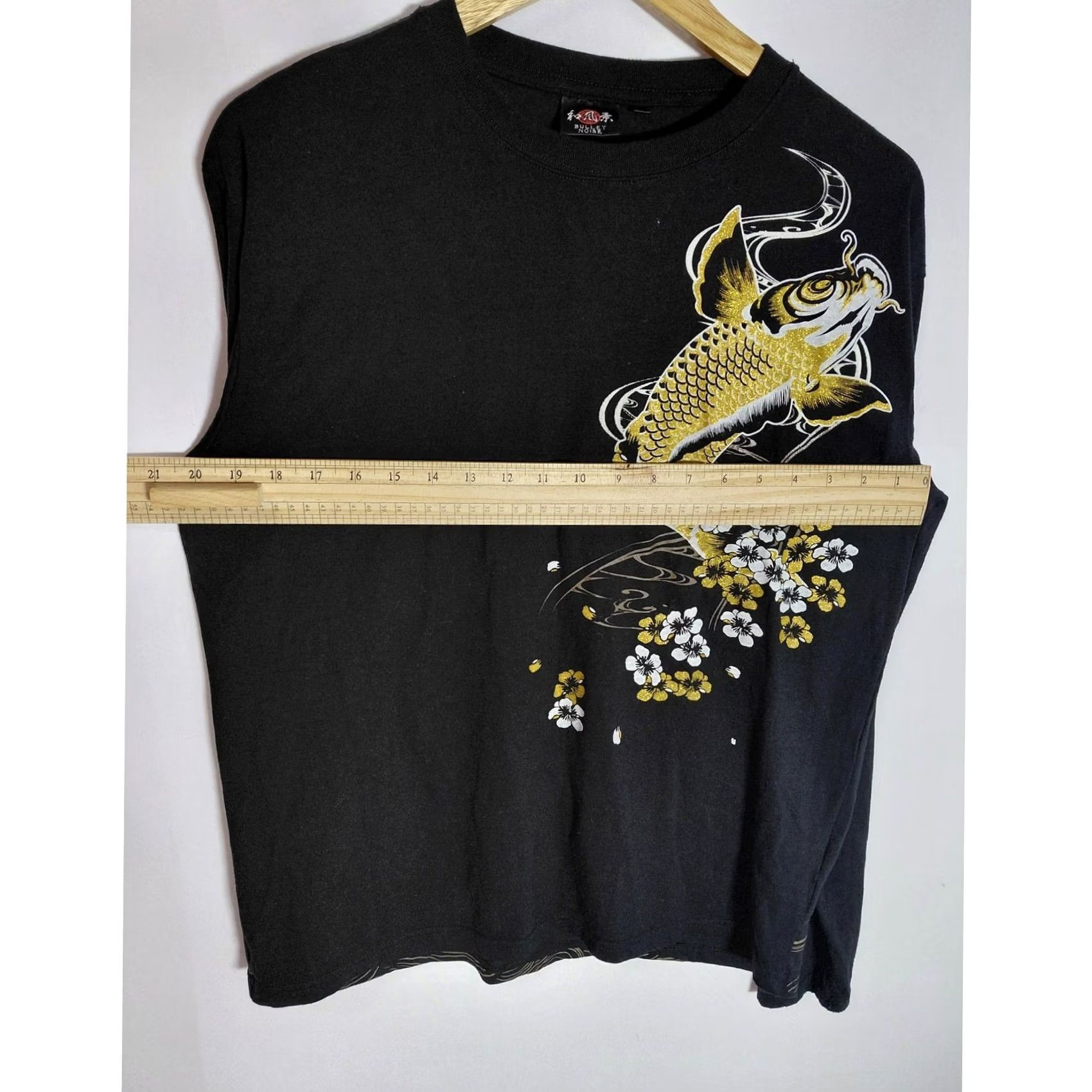 Vintage BULLET NOISE Graphic Print Long Sleeve Shirt Black Knit Men XL Size US XL / EU 56 / 4 - 6 Thumbnail