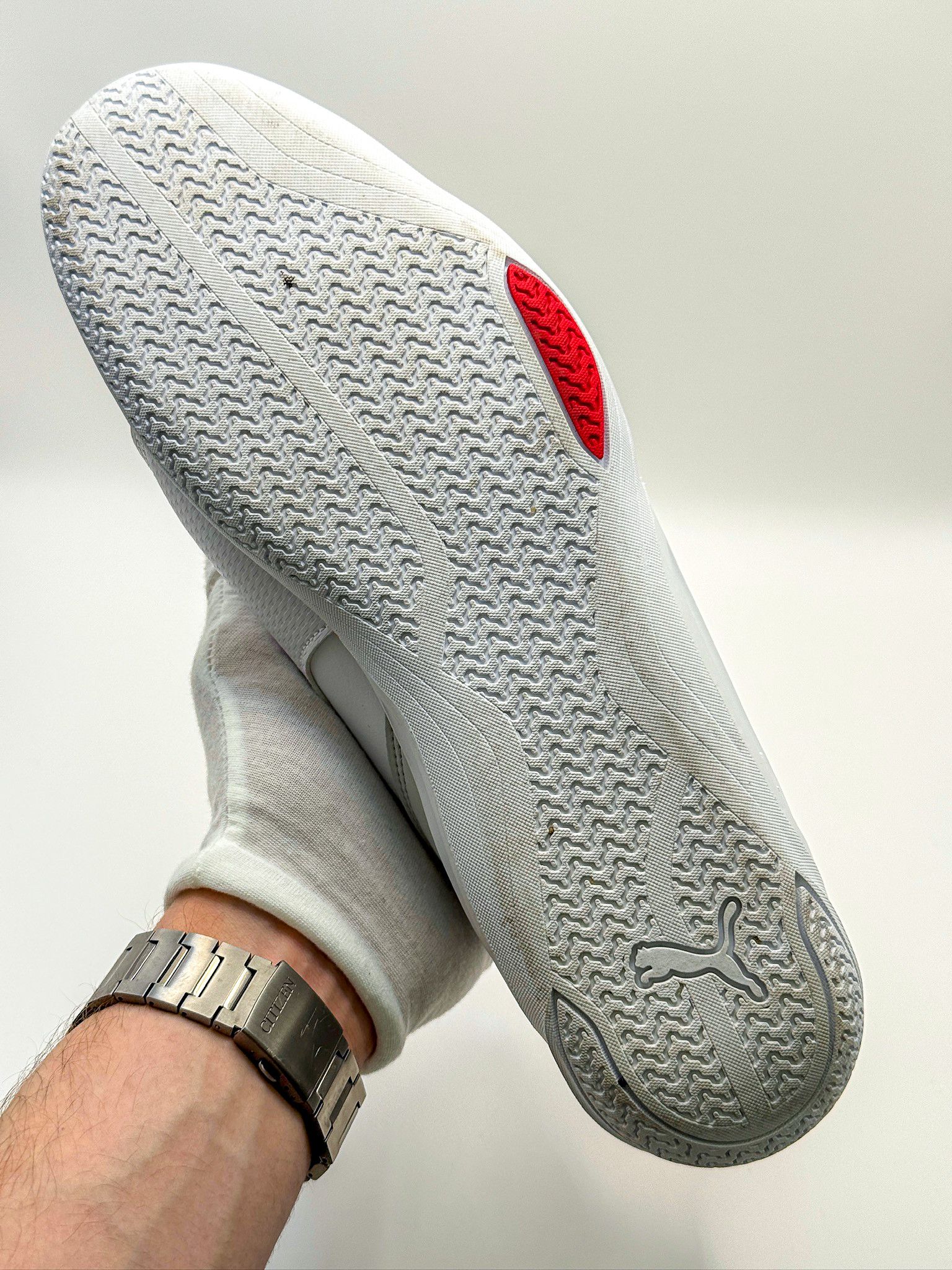 Ferrari × Puma Puma Ferrari R-Cat Machina White Red Sneakers Size US 9.5 / EU 42-43 - 15 Thumbnail