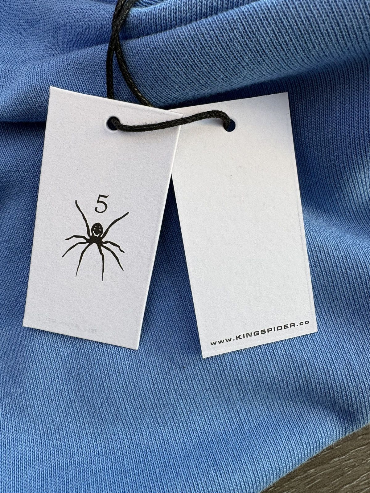Sp5der Sp5der OG Web V2 Hoodie “Dusty Blue” Size US XL / EU 56 / 4 - 5 Thumbnail