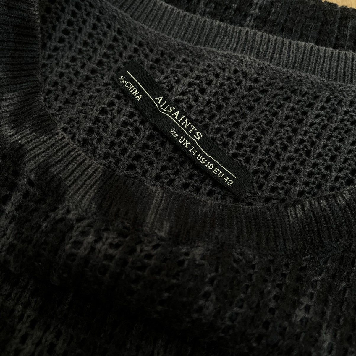 Allsaints × If Six Was Nine × Japanese Brand Mesh Knitwear Vest Crochet Allsaints Avant Garde Size US M / EU 48-50 / 2 - 6 Thumbnail