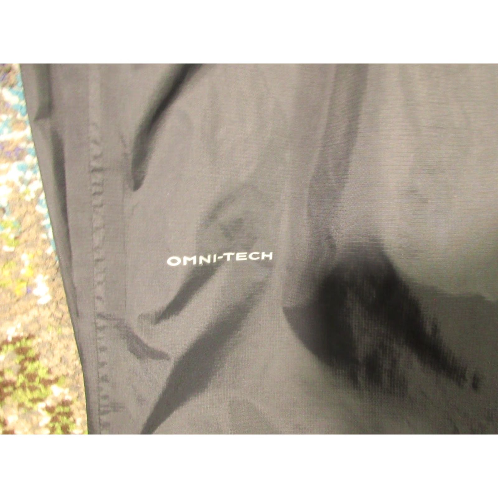 Rains Columbia Rain Pants Mens S Black Waterproof Lightweight Omni-Tech Elastic Waist Straight Leg Casual Travel 32 Inseam Mens Size US 29 - 7 Thumbnail