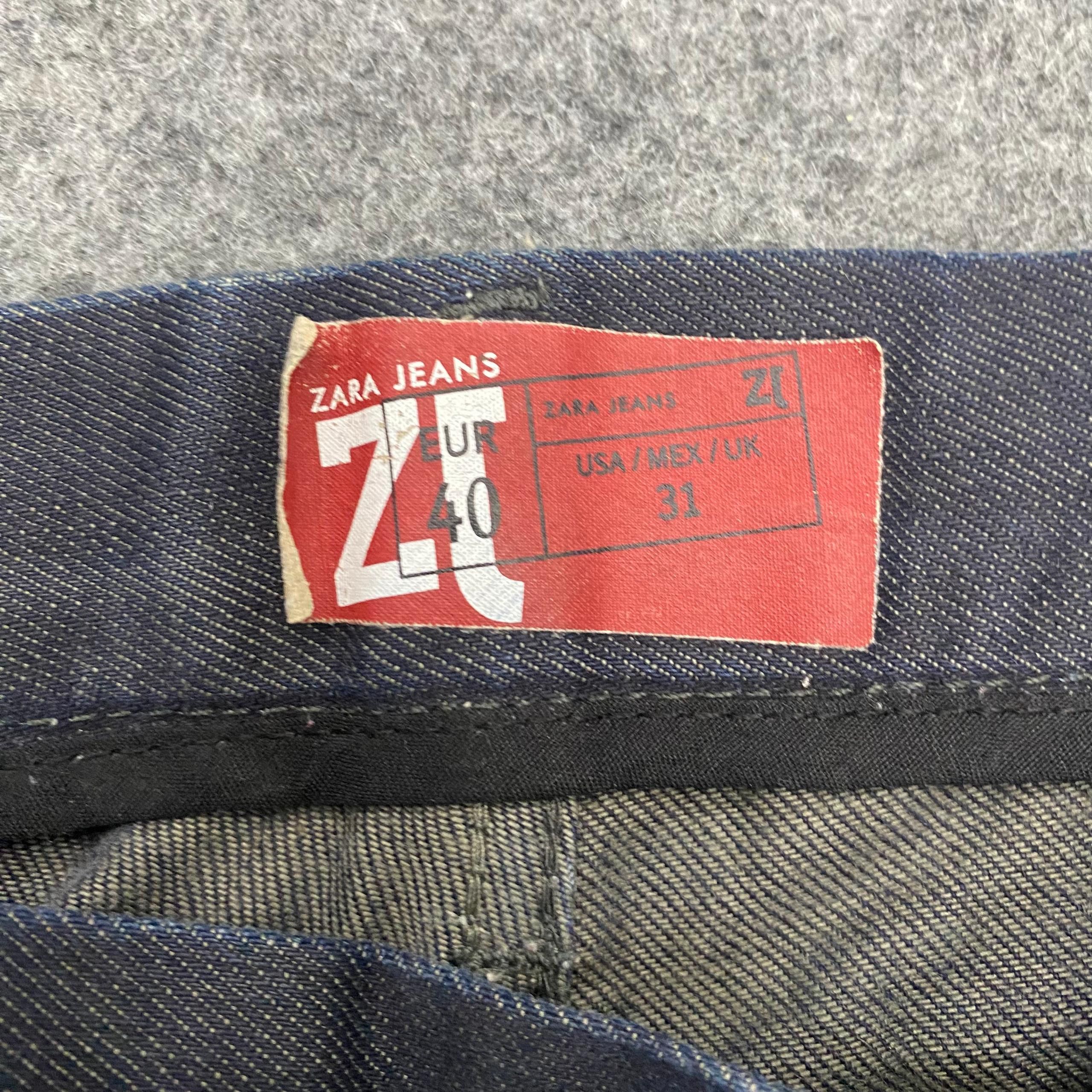 Zara 💥Best Offer💥Vintage Zara Distressed Denim Size US 31 - 14 Thumbnail