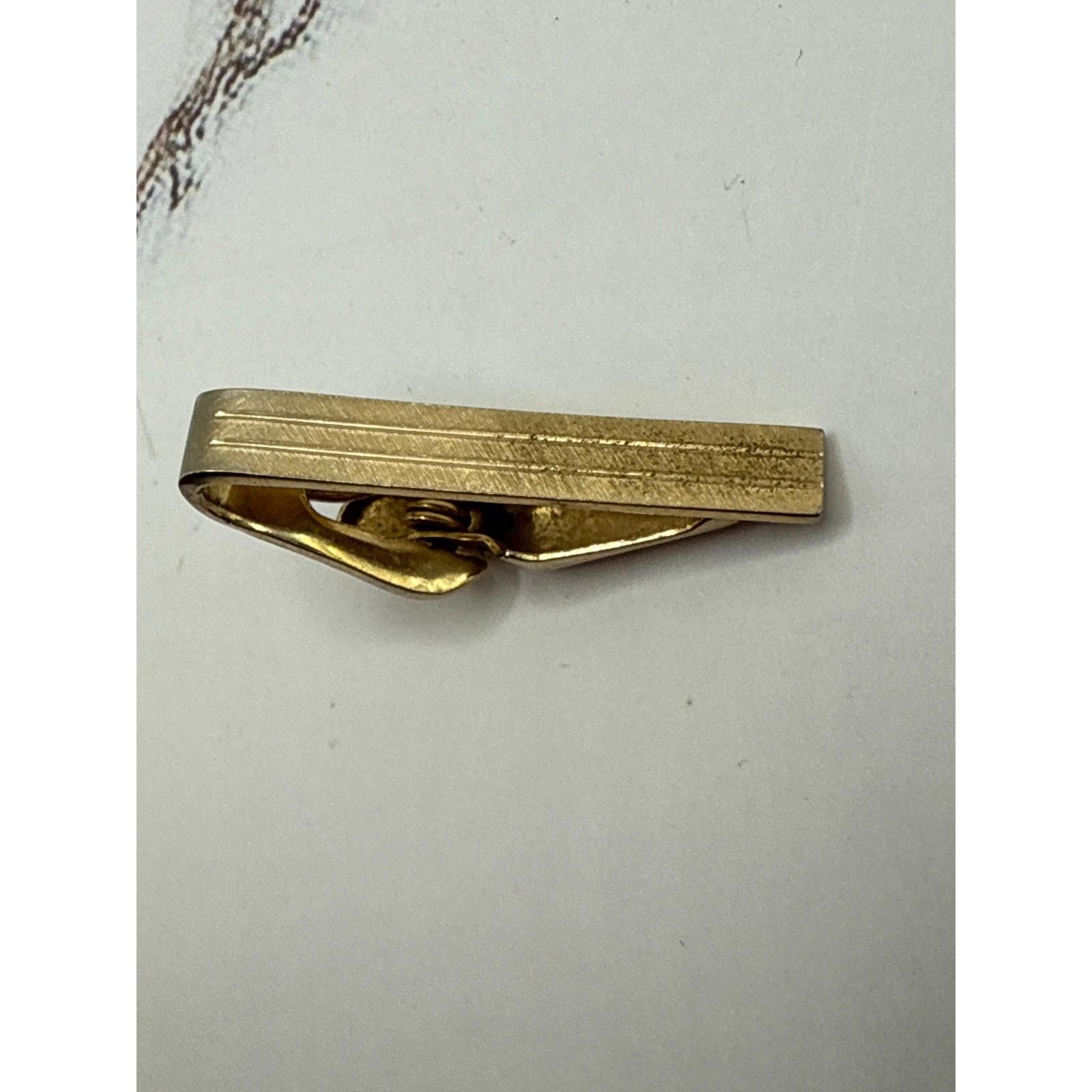 Sankuanz Vintage Swank Gold Tone Mens Tie Clip 1in Size ONE SIZE - 1 Thumbnail