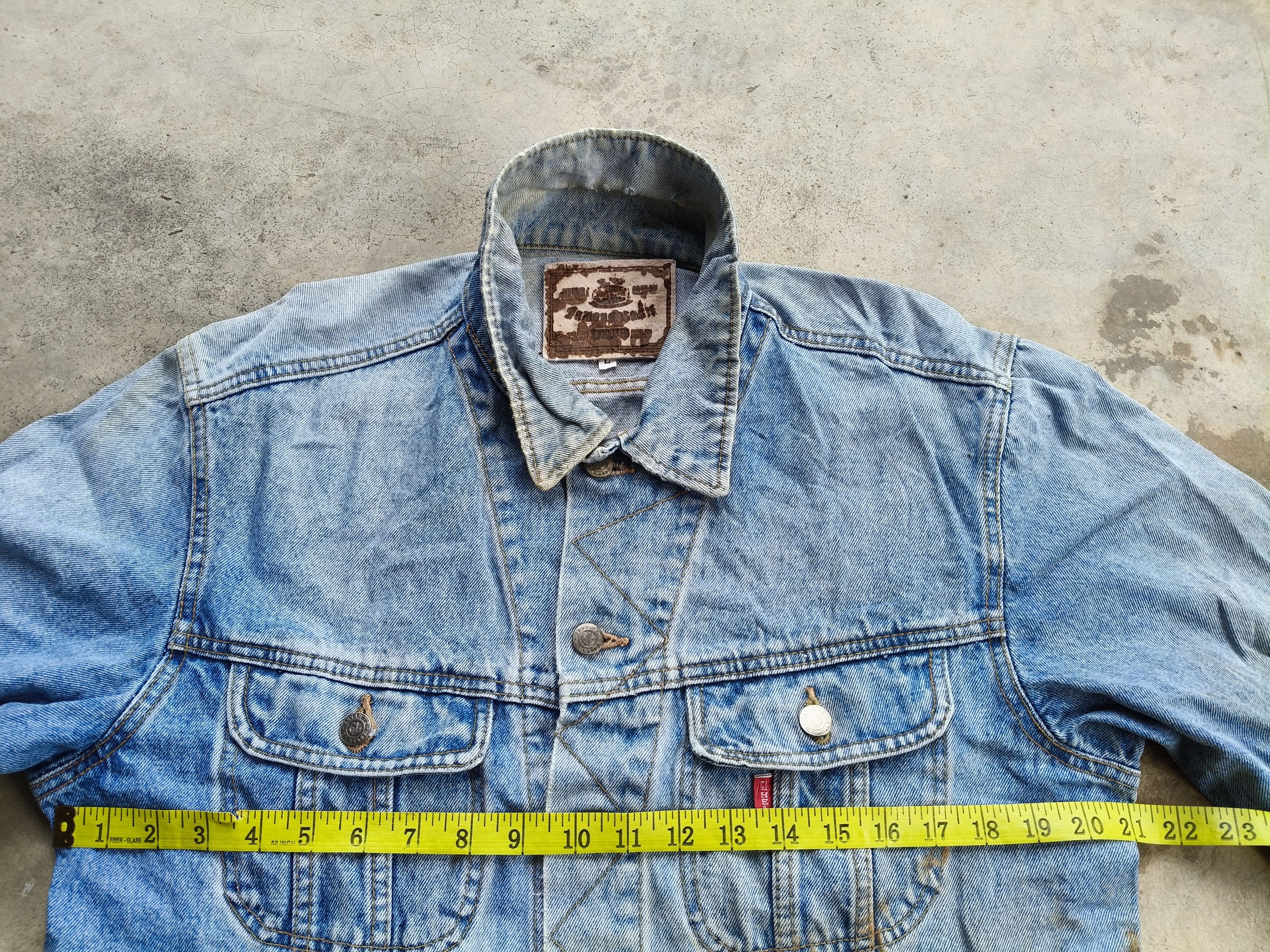Japanese Brand Vintage G.L Heart Denim Jacket distress Size US M / EU 48-50 / 2 - 9 Thumbnail