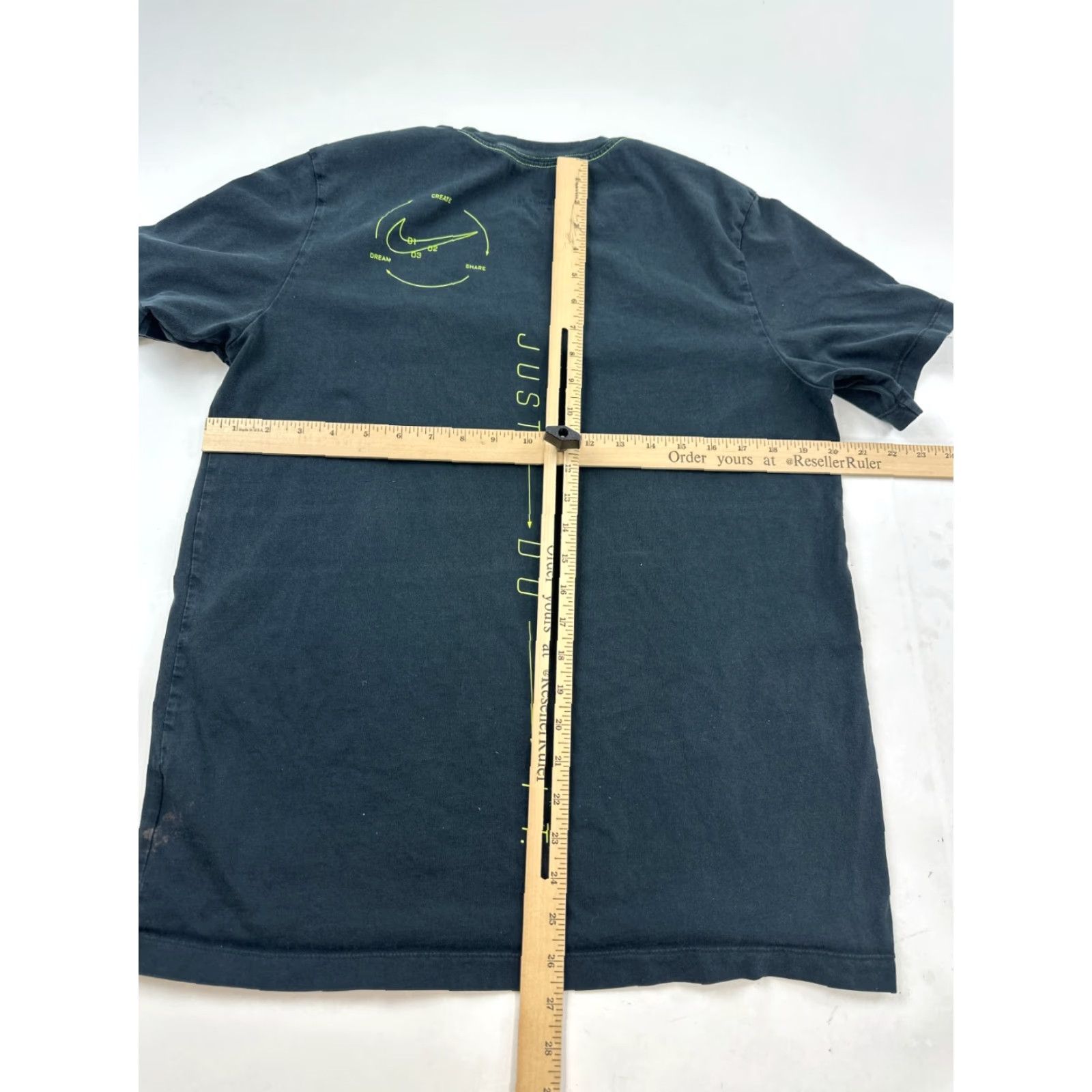 Nike VINTAGE Nike Shirt Mens Large Gray Just Do It Double Sided Pullover Tee Size US L / EU 52-54 / 3 - 7 Thumbnail