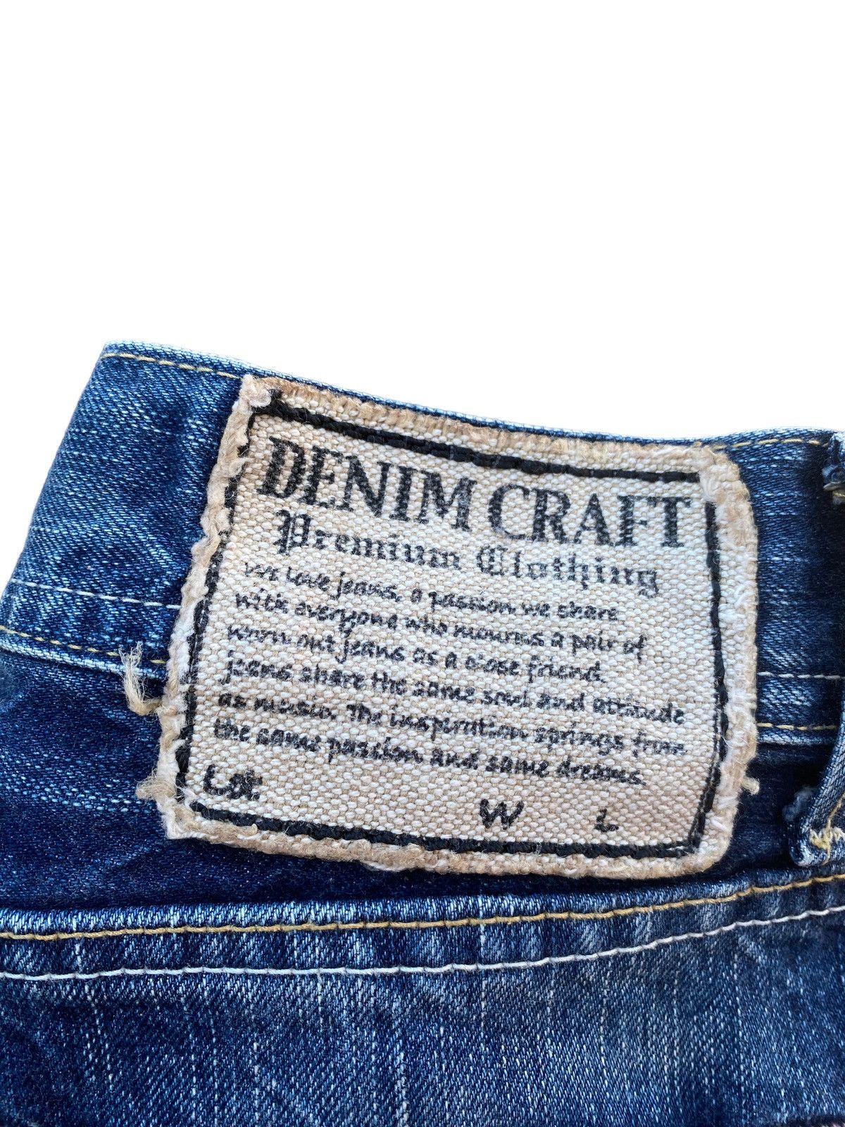 Vintage Vintage Denim Craft Faded Flare Pant Size US 29 - 6 Thumbnail