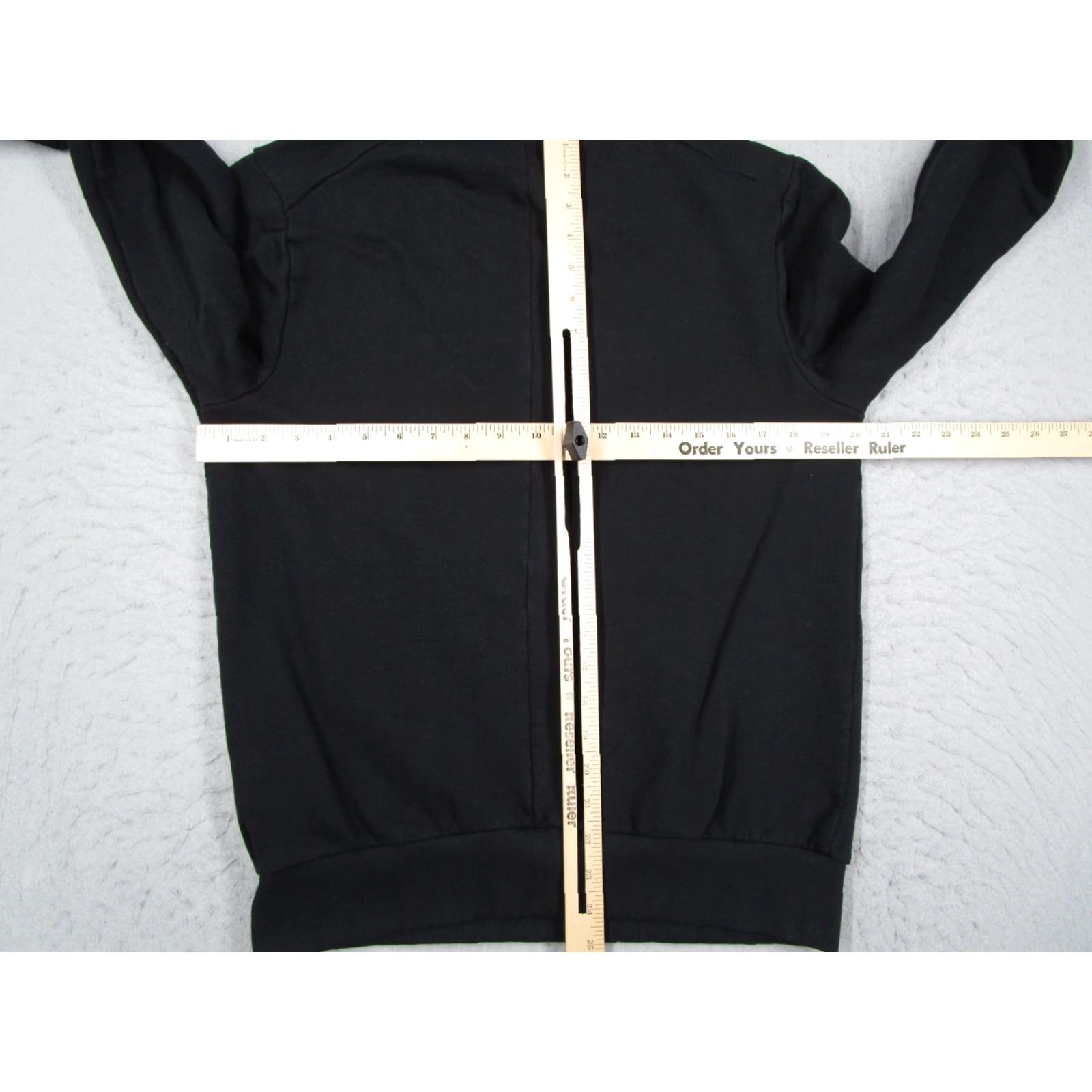 Eleven Paris Elevenparis Mens Medium Black Crewneck Sweatshirt with Embroidered Peacock Graphic Size US M / EU 48-50 / 2 - 7 Thumbnail