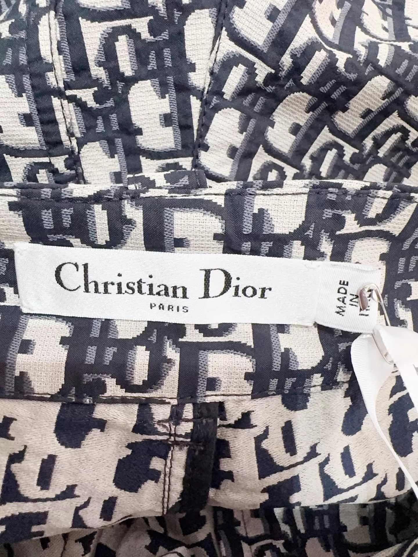Dior Dior New Full Logo High-Waist Pants F32 Size 24" / US 00 / IT 34 - 4 Thumbnail