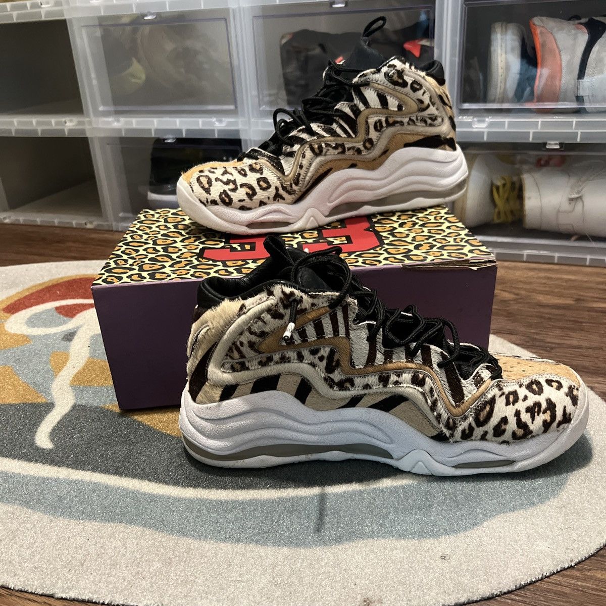 Kith × Nike Size 11.5 - OG Nike Kith x Air Pippen 1 Safari Chimera Size US 11.5 / EU 44-45 - 2 Thumbnail