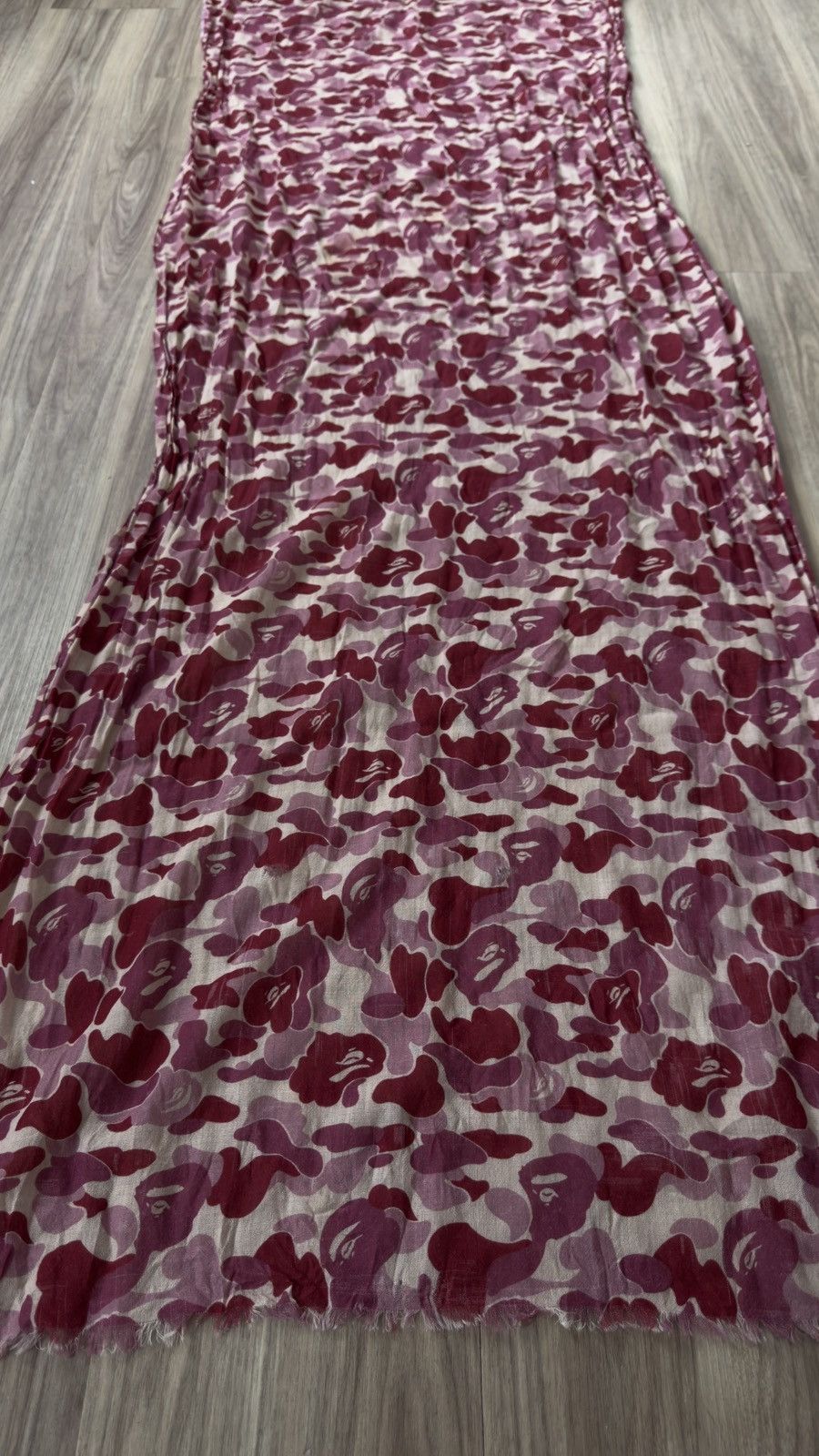 Bape Bape Silk Scarf Red Size ONE SIZE - 3 Thumbnail