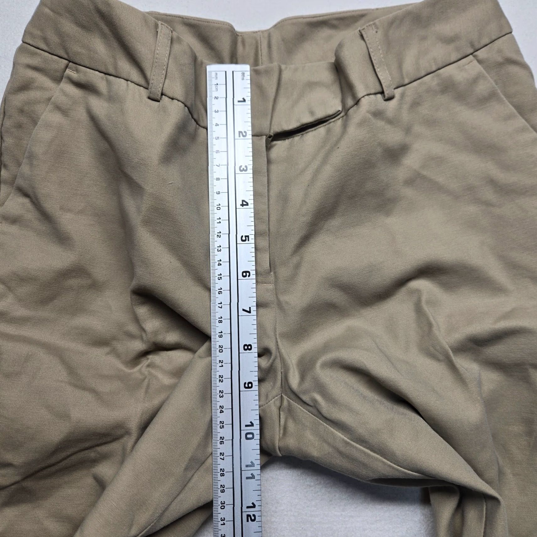 Worthington Worthington Modern Pants Tan Beige Womens Size 4 Dress Slacks Everyday Pockets Regular Front Flat Front Size 27" / US 4 / IT 40 - 5 Thumbnail