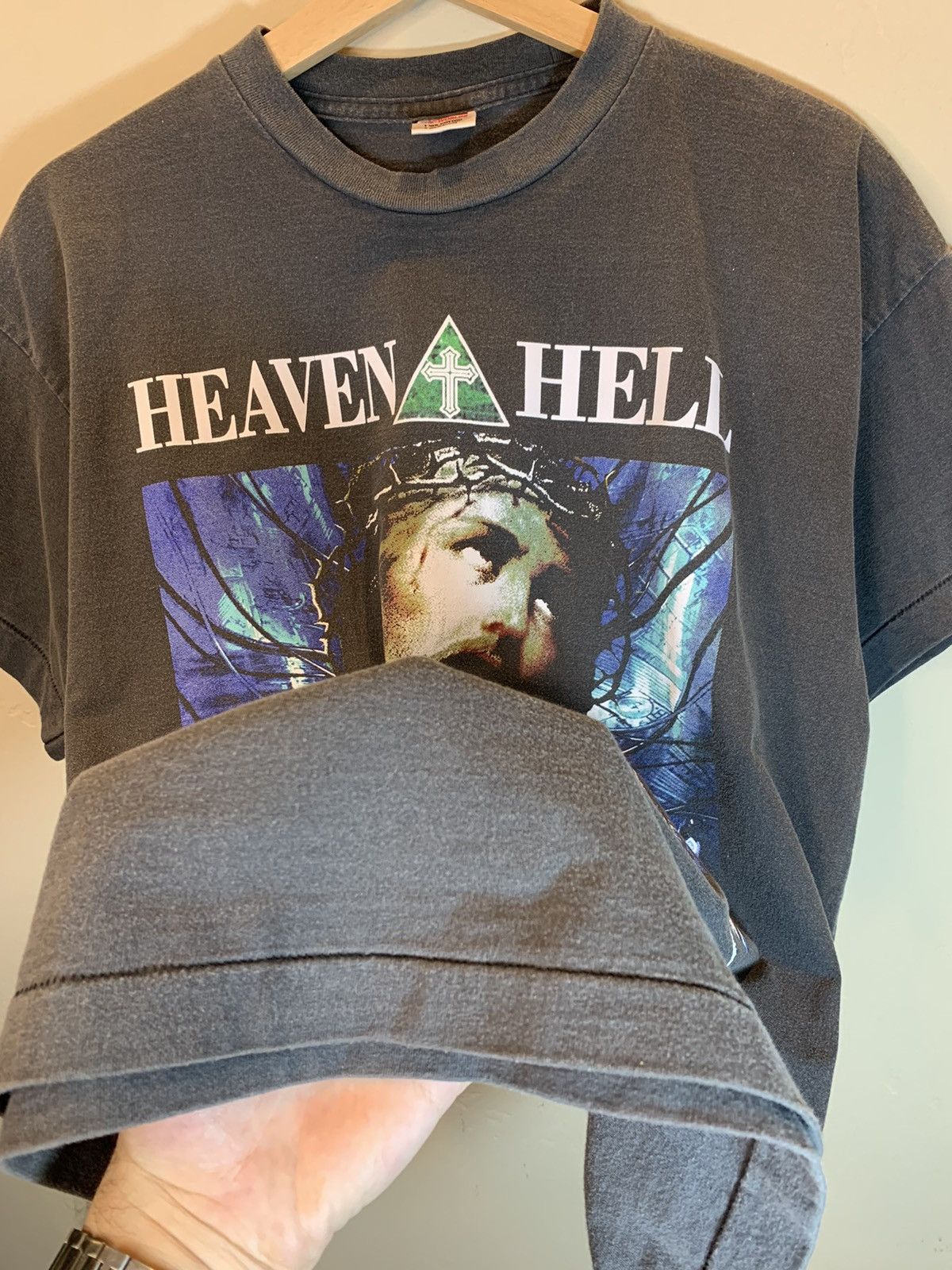 Other RARE* Heaven Hell Jesus Christ Ghost Shell Single Stitch Tee Size US L / EU 52-54 / 3 - 5 Thumbnail