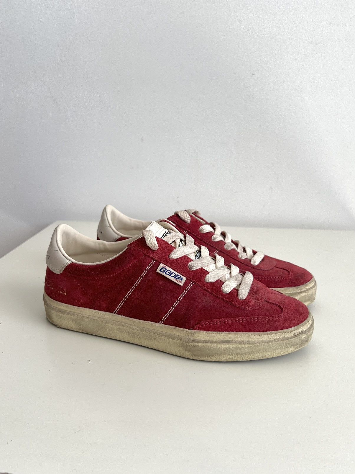 Golden Goose Golden Goose Soul Star Dark Red/Milk Sneakers Size US 8.5 / IT 38.5 - 2 Thumbnail
