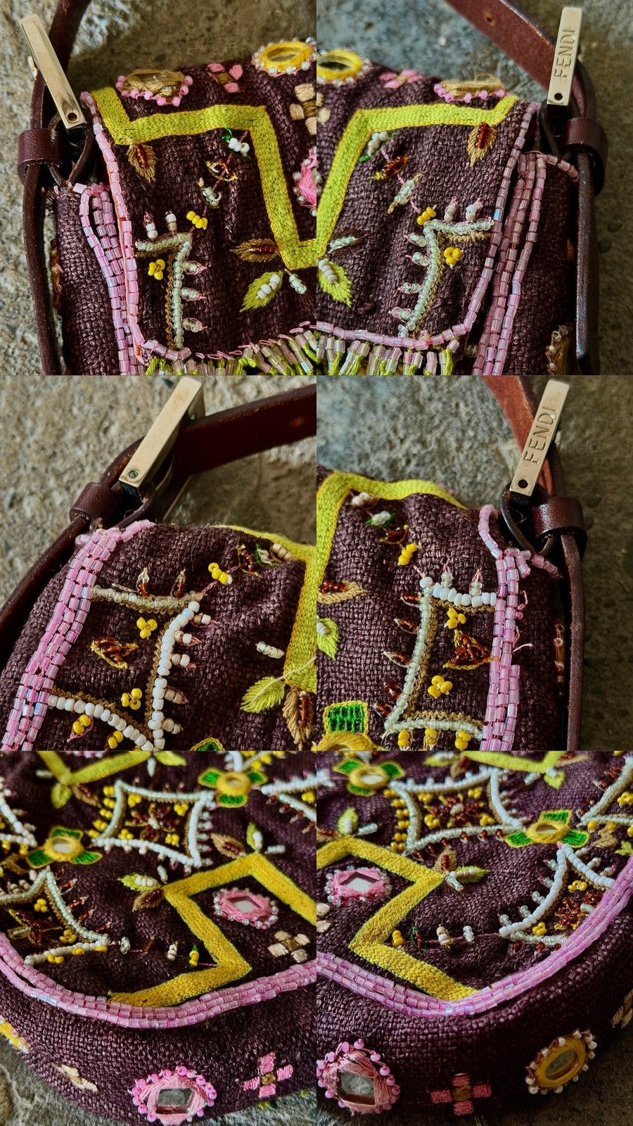 Fendi Fendi - Karl Lagerfeld - 2000's Beaded Fringe - Baguette Bag Size ONE SIZE - 19 Thumbnail