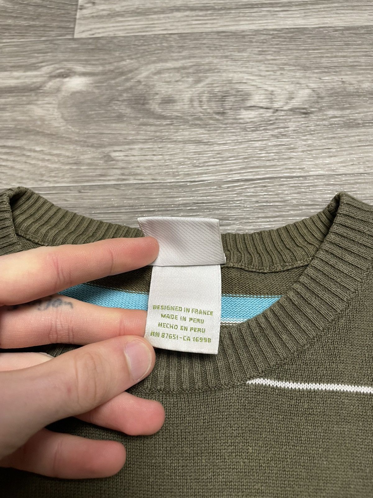 Lacoste Vintage Lacoste Striped Sweater Y2K Size US S / EU 44-46 / 1 - 14 Thumbnail