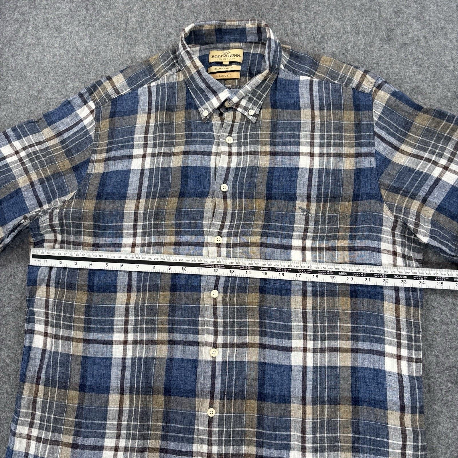Rodd & Gunn Rodd & Gunn Italian Fabric Linen Shirt Men's XL Classic Fit Size US XL / EU 56 / 4 - 8 Thumbnail
