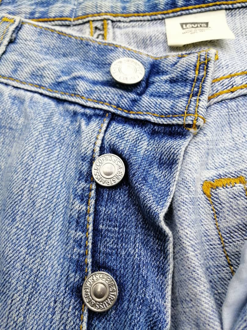 Designer × Levi's × Levi's Vintage Clothing Levi's Strauss 501 X Designer Distressed Denim Jeans Size US 28 / EU 44 - 2 Thumbnail