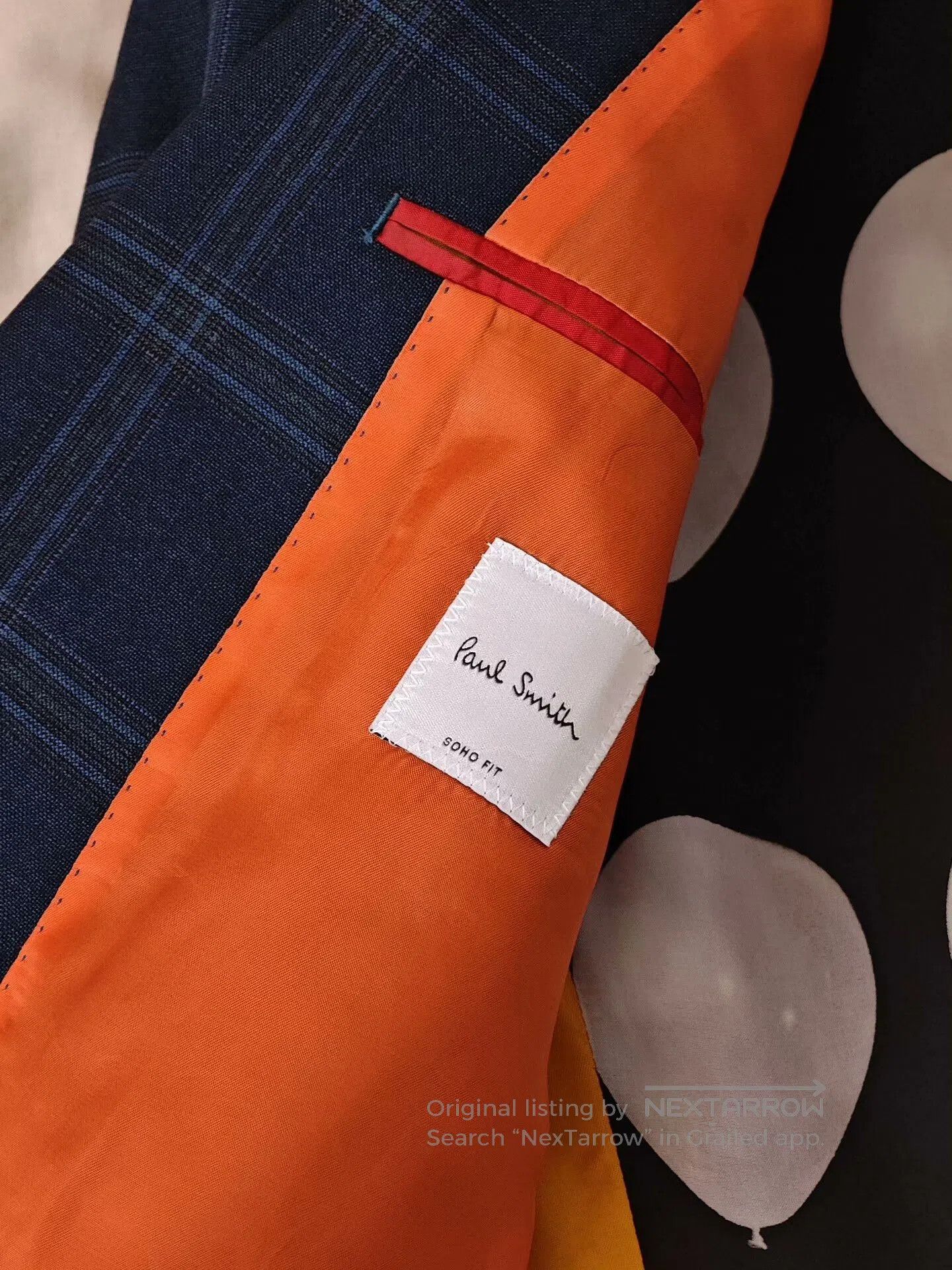 Paul Smith Paul Smith Blue Plaid Wool Suit. Size US S / EU 44-46 / 1 - 7 Thumbnail