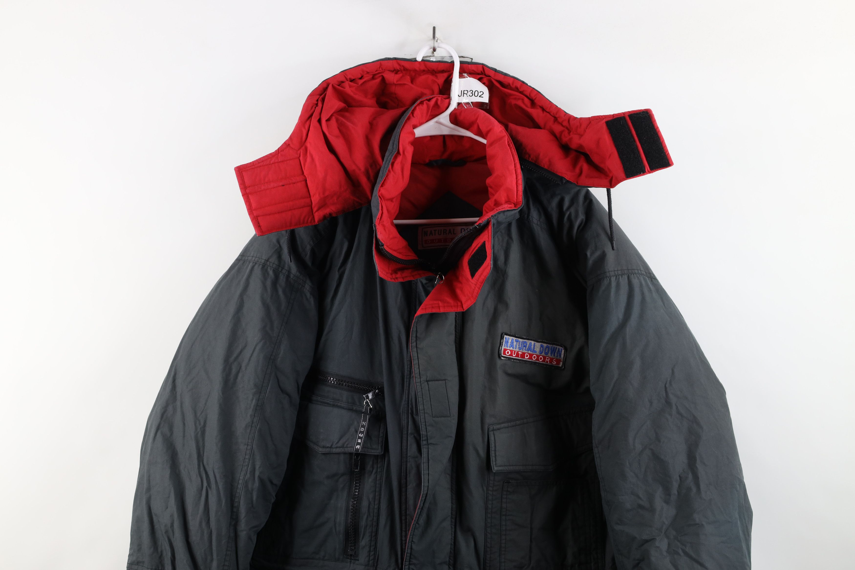 Vintage Vintage 90s Streetwear Down Insulated Hooded Puffer Jacket Size US M / EU 48-50 / 2 - 2 Thumbnail