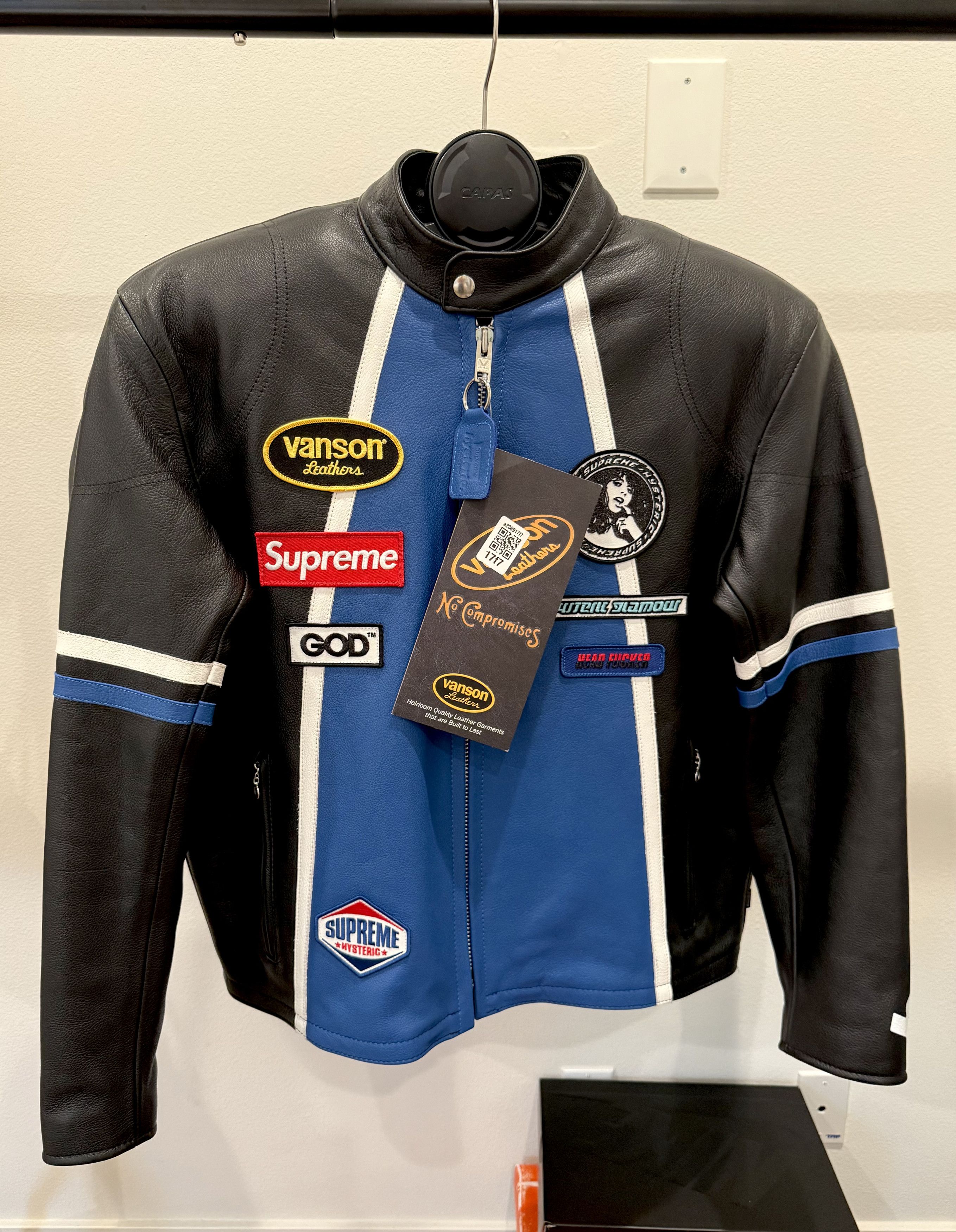 Hysteric Glamour × Supreme × Vanson Leathers Supreme x HYSTERIC