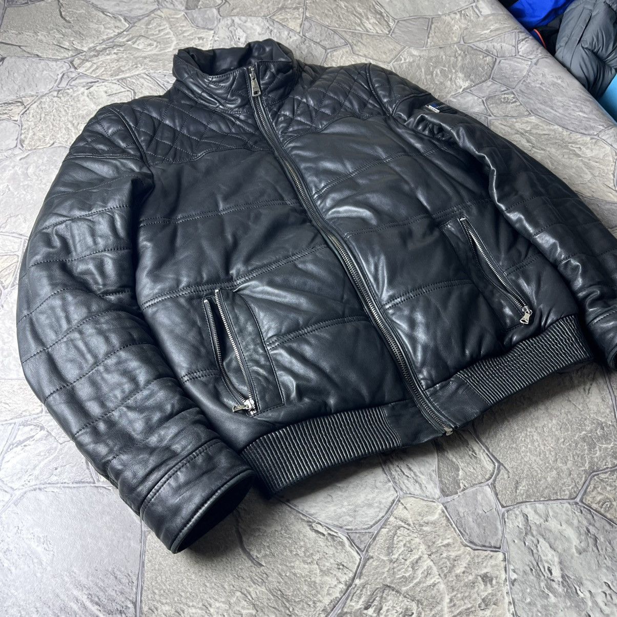 Dolce & Gabbana Dolce & Gabbana Leather Jacket Black Size US L / EU 52-54 / 3 - 3 Thumbnail