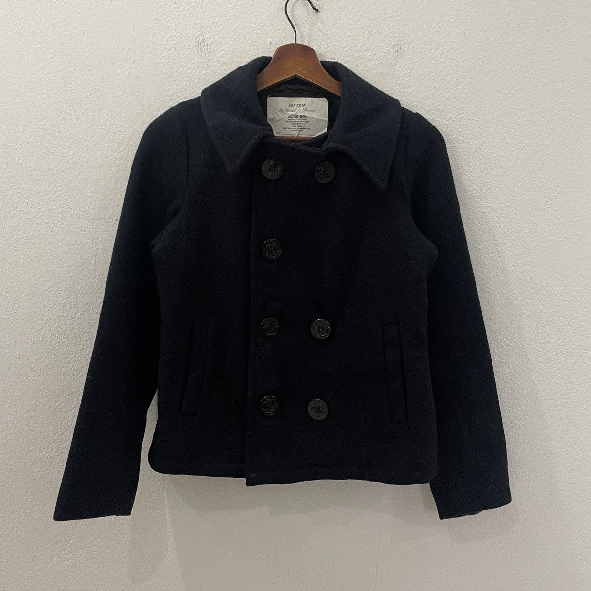 Beams Plus Vintage 90s Beams Boy Pea Coat Jacket Size US XS / EU 42 / 0 - 2 Thumbnail