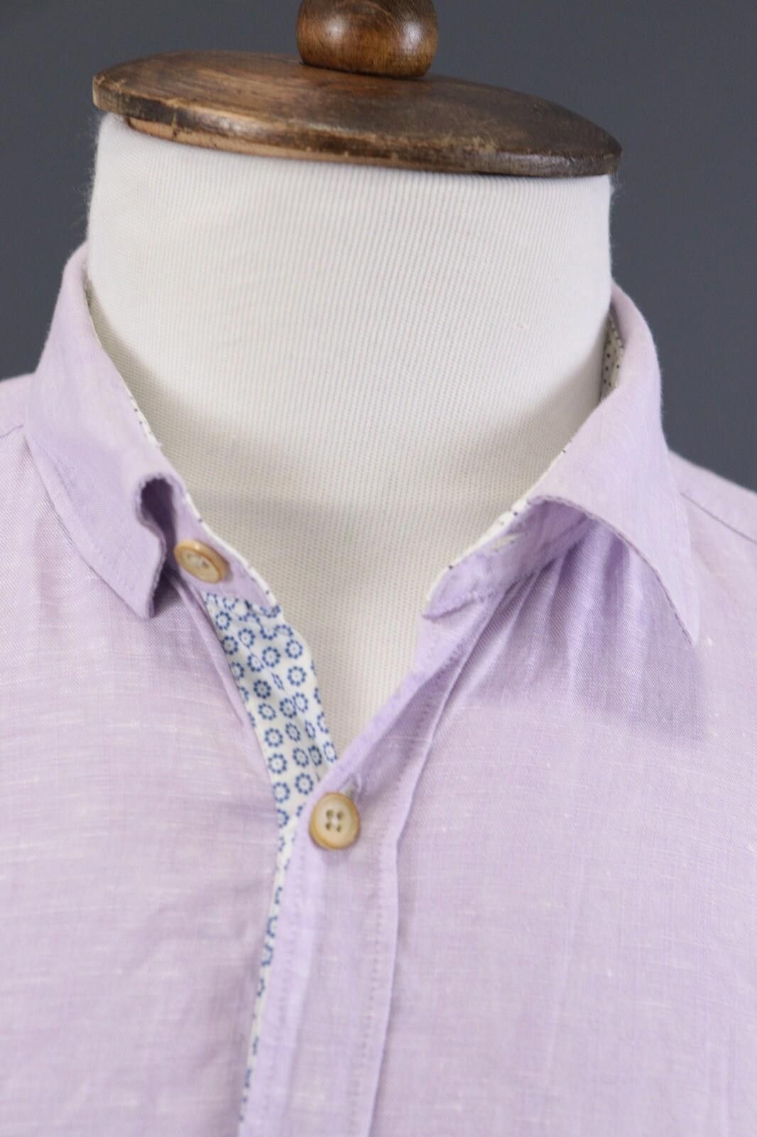 Ted Baker Ted Baker London Luxury Pink Dress Shirt Size 3 Size US M / EU 48-50 / 2 - 5 Thumbnail