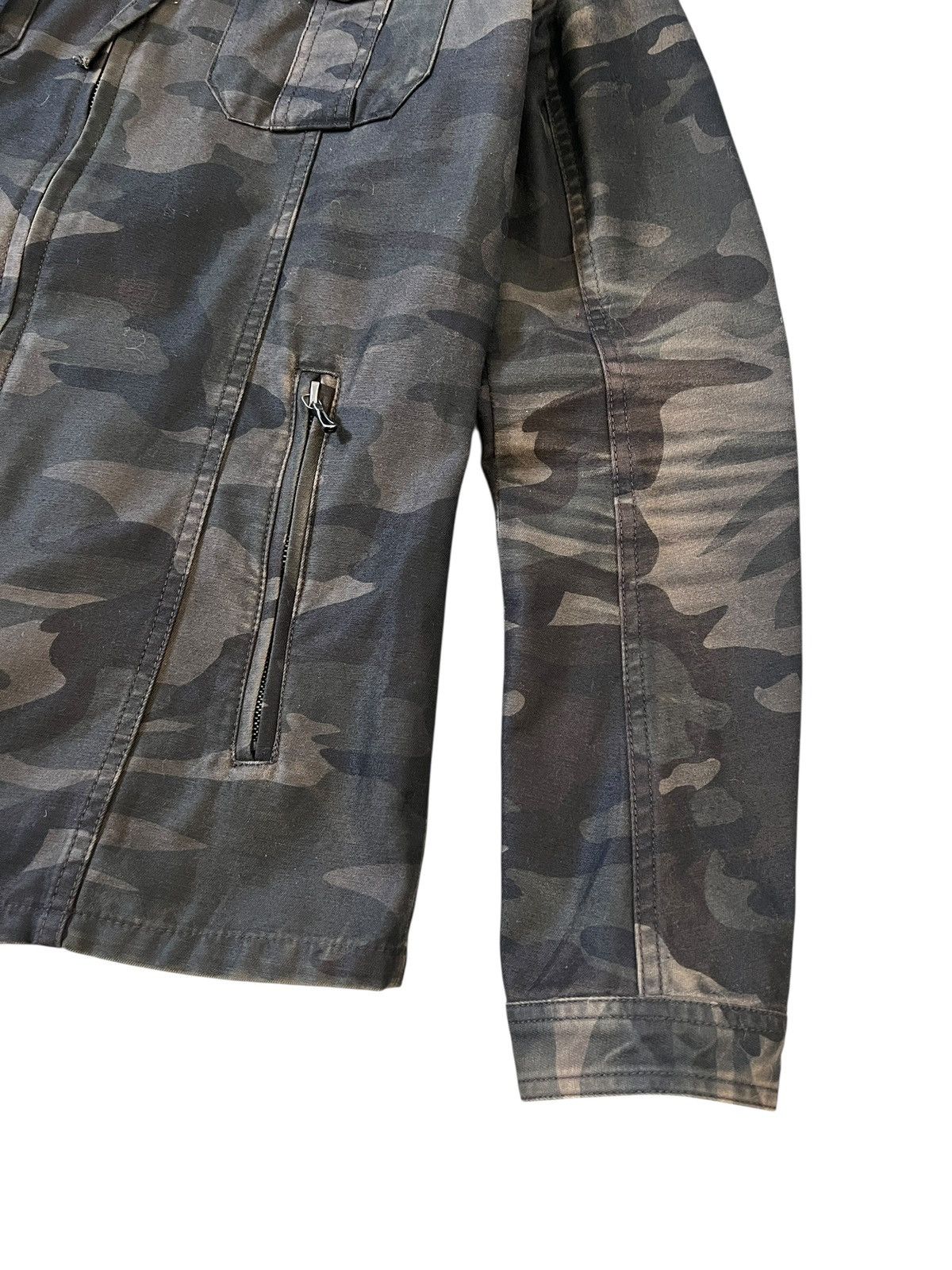 Shellac 2000s Shellac Camo Hooded Tactical Zipper Jacket Size US S / EU 44-46 / 1 - 5 Thumbnail