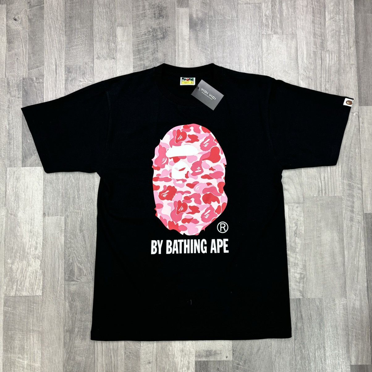 Bape ABC camo tee BY BATHING APE TEE Large Black/Pink