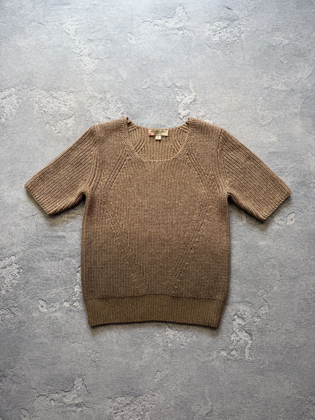 Burberry Burberry Vintage Womens Knit Tee Size S / US 4 / IT 40 - 1 Thumbnail