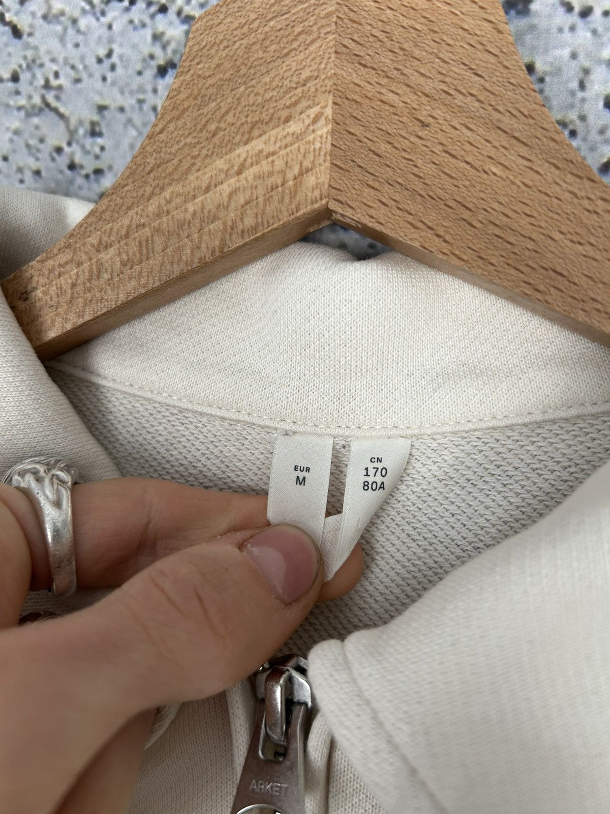 Arket Arket Zip Polo Tee Designer Minimalist Scandinavia Hype Size US M / EU 48-50 / 2 - 5 Thumbnail