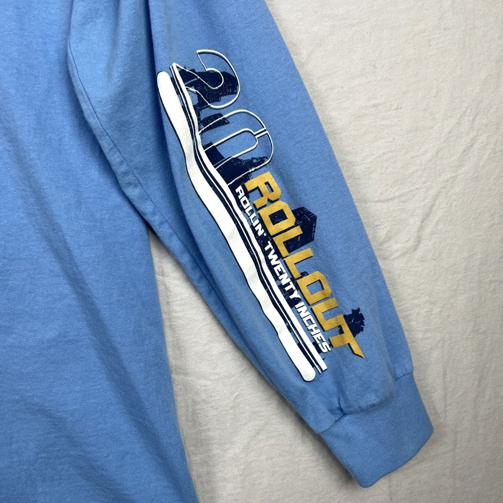 Vintage VINTAGE ODM Rollout Shirt Mens Large Blue Cadillac 20 Inch Rims Lifestyle Y2K Shirt Mens Large Blue Cadillac 20 Inch Rims Lifestyle Y2K Size US L / EU 52-54 / 3 - 2 Thumbnail