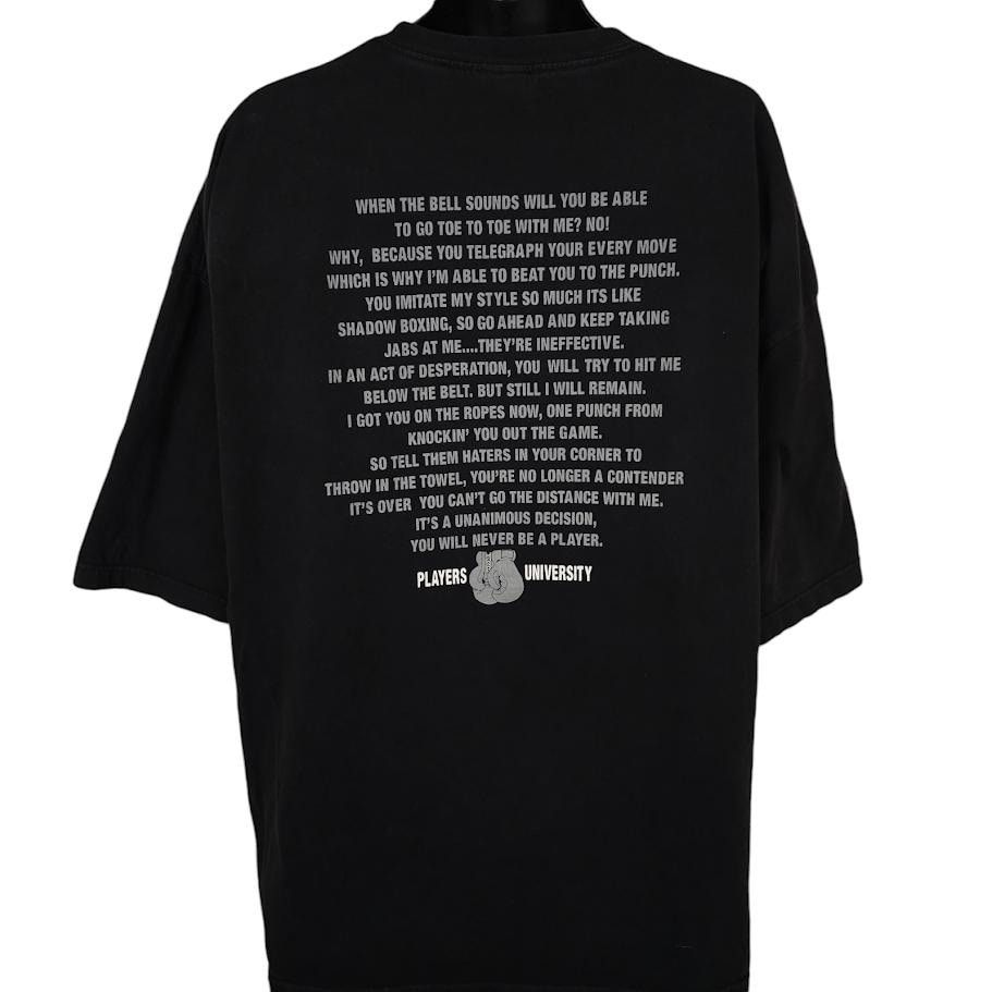 Vintage Vintage Players University T Shirt Mens Size 3XL Black Y2K Size US XXL / EU 58 / 5 - 3 Thumbnail