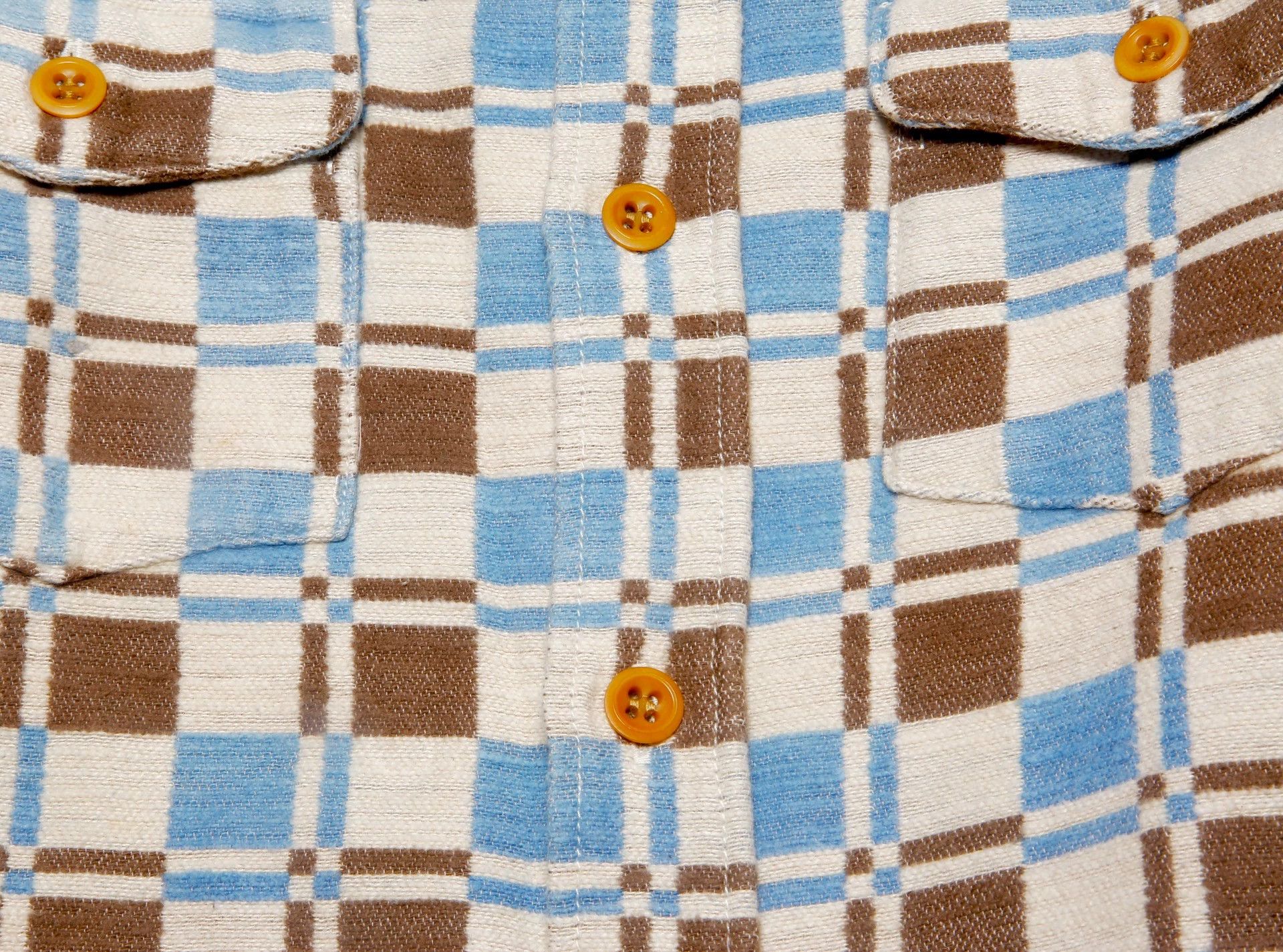 Visvim Visvim 16AW Wally Shirt Indigo Dobby Check Size 2 Size US M / EU 48-50 / 2 - 4 Thumbnail