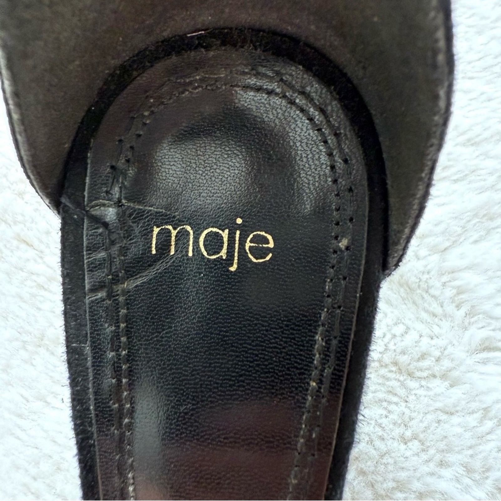 Maje MAJE suede women heels size 37 EU Size US 7 / IT 37 - 3 Thumbnail