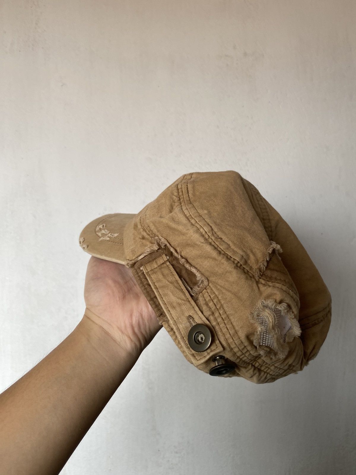 Hysteric Glamour × If Six Was Nine × Japanese Brand Cadet Distressed Punk Hat Size ONE SIZE - 8 Thumbnail