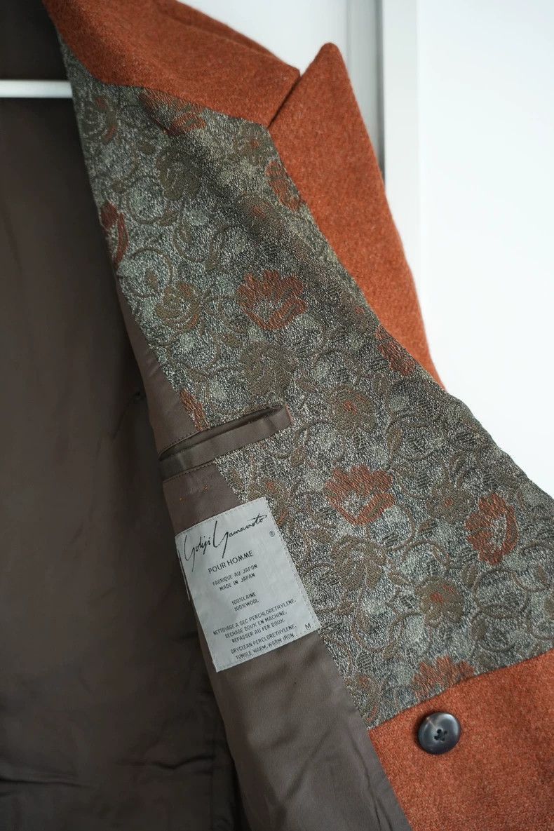 Yohji Yamamoto Yohji Yamamoto 88aw Handmade suit with floral collar-2505 Size US M / EU 48-50 / 2 - 4 Thumbnail