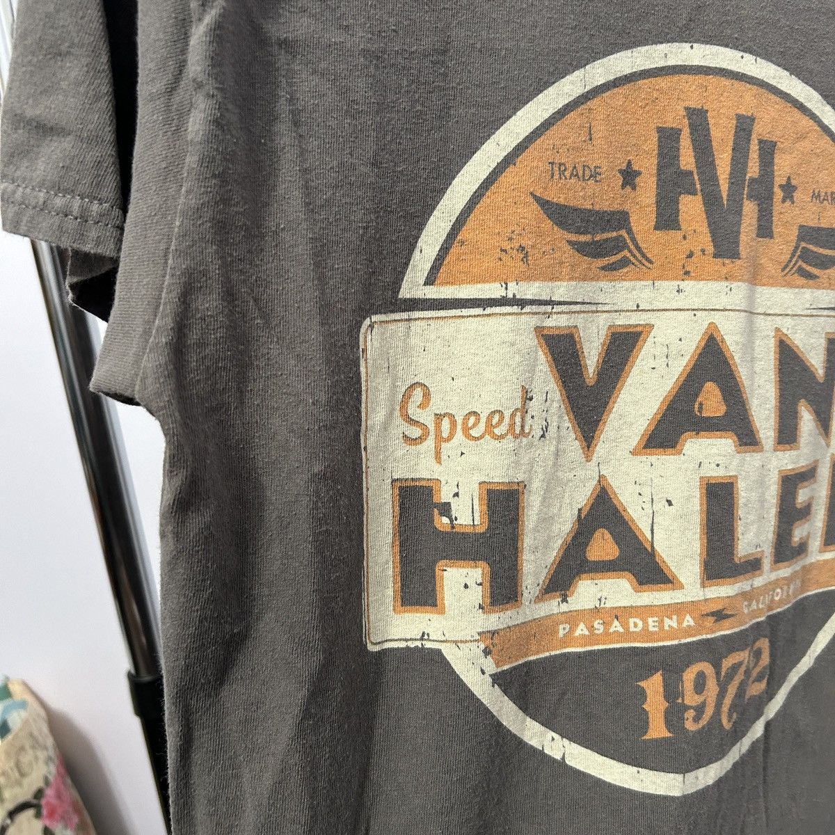 Other Van Halen Gray Graphic Band Tshirt Size Medium - "Cheri" Size US M / EU 48-50 / 2 - 6 Thumbnail