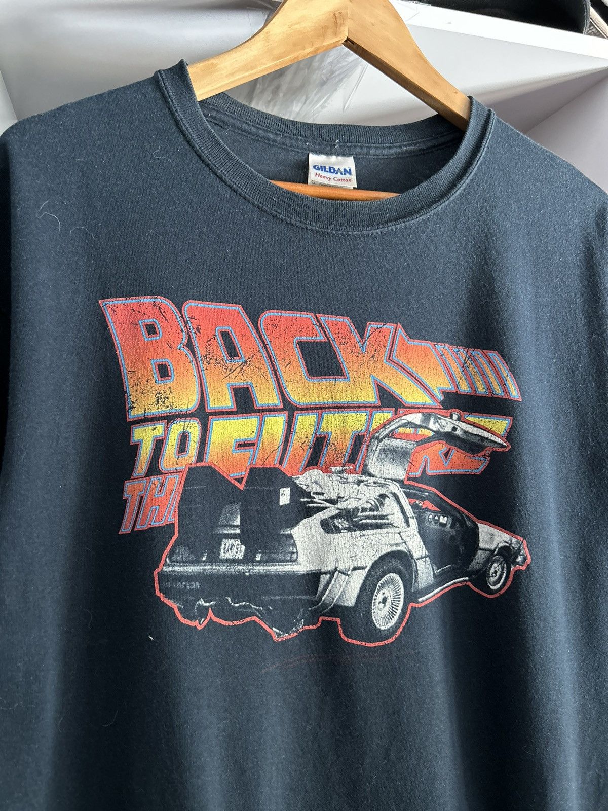 Vintage Y2K Vintage Back To The Future DeLorean Graphic t shirt Size US L / EU 52-54 / 3 - 3 Thumbnail