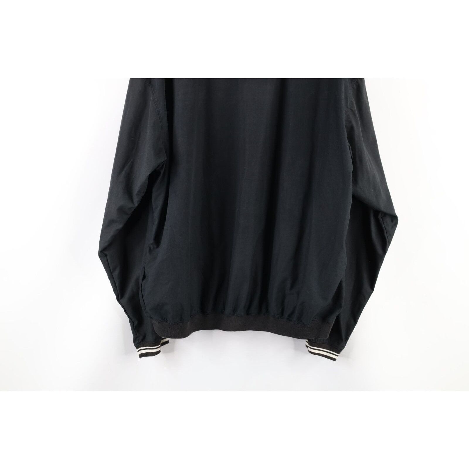 Vintage Vintage 90s Streetwear Blank Striped Windbreaker Jacket Size US L / EU 52-54 / 3 - 9 Thumbnail