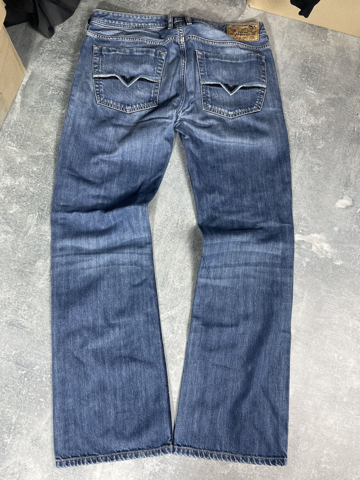 Diesel Vintage baggy Diesel zatiny larkee denim jeans Size US 34 / EU 50 - 6 Thumbnail