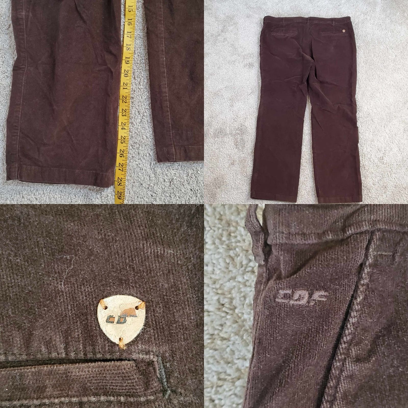Denime Columbia Corduroy Pants 42 X 28 Brown Denim Carpenter Mens Pants Corduroy Brown 42 Inseam 28 Columbia Jeans Size US 42 / EU 58 - 8 Thumbnail