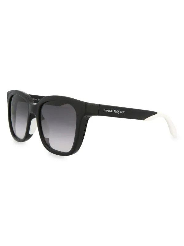Alexander McQueen Alexander McQueen 55MM Square Sunglasses Size ONE SIZE - 1 Thumbnail