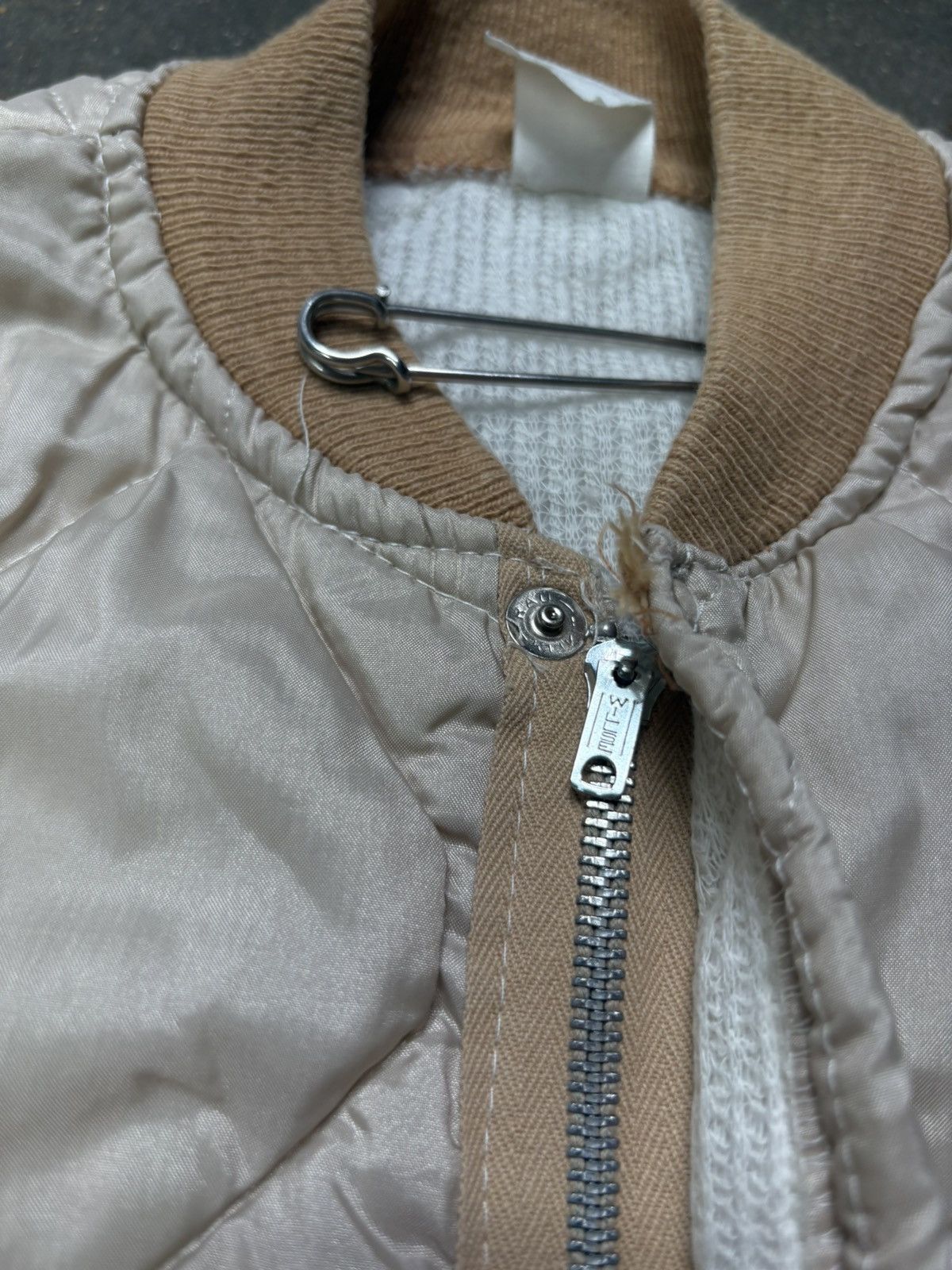 Other Vintage 1970s Beige Quilted Puffer Liner Gorpcore Set Size US L / EU 52-54 / 3 - 4 Thumbnail