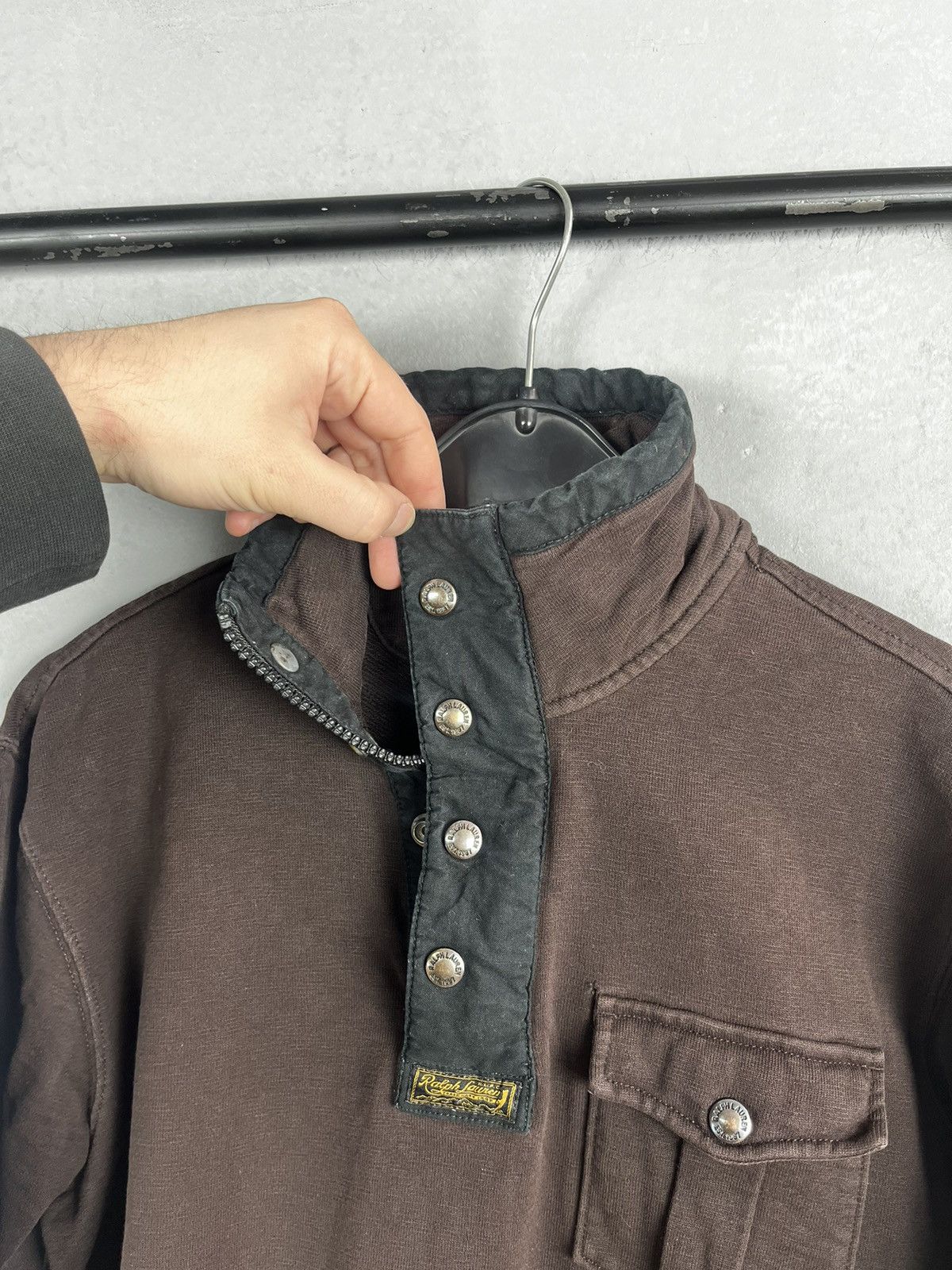 Polo Ralph Lauren × Ralph Lauren × Vintage POLO RALPH LAUREN HALF BUTTON & ZIPPER TALON ZIP Size US S / EU 44-46 / 1 - 7 Thumbnail