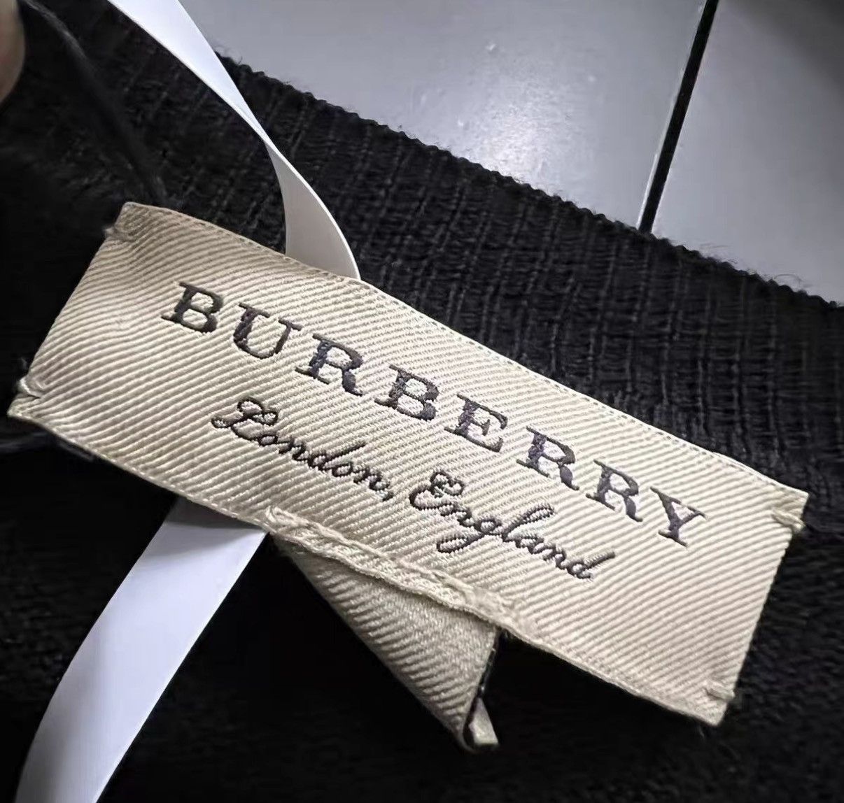 Burberry Burberry Black Knit Sweater J41 Size US XXS / EU 40 - 6 Thumbnail